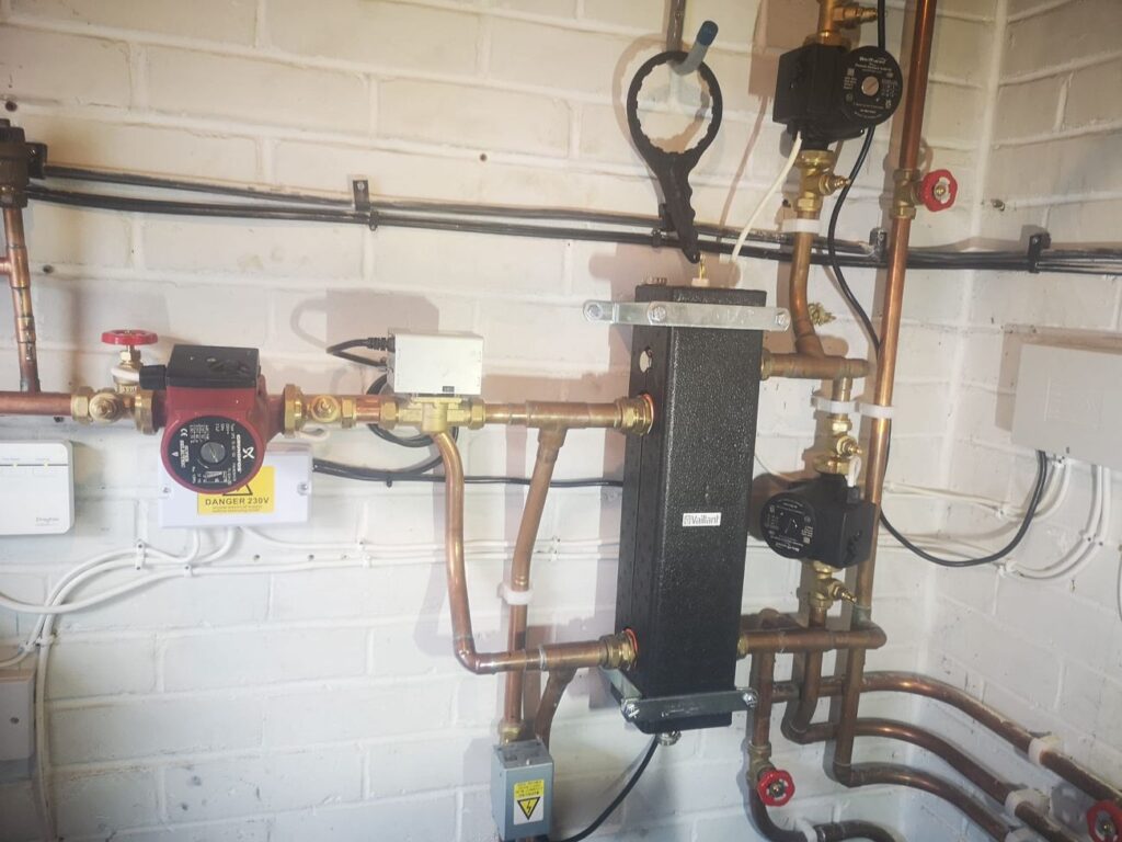 heating system and pipework